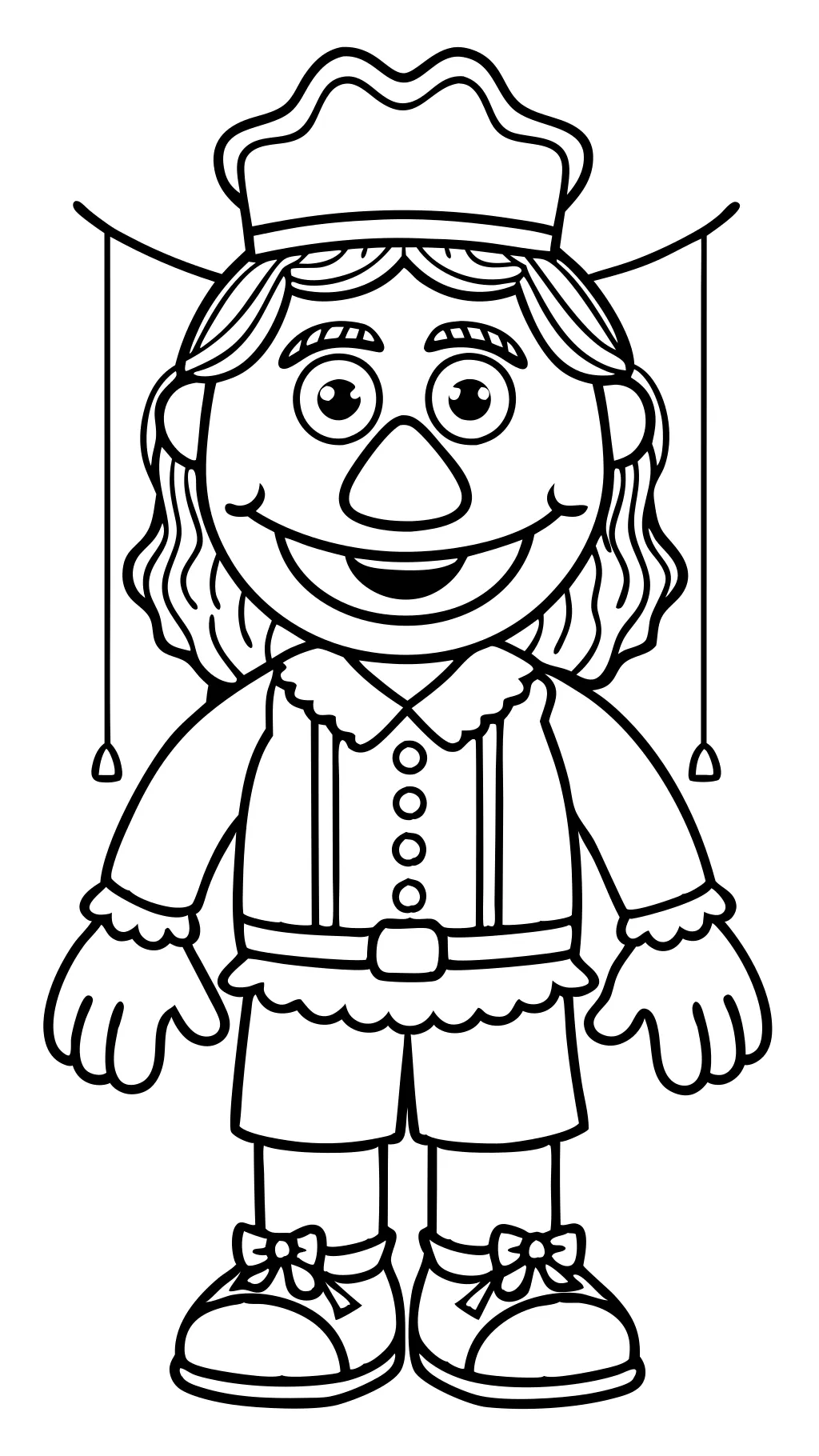 coloring pages puppets